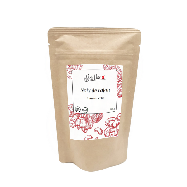 Noix de cajou et ananas séché